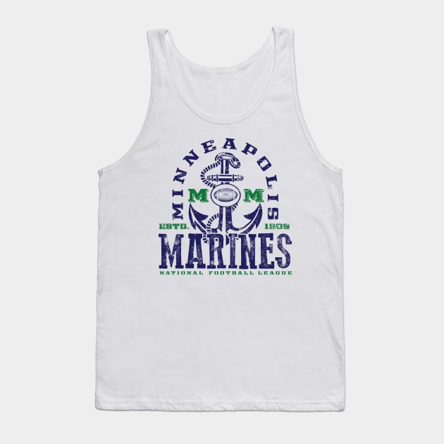 Minneapolis Marines Football Tank Top by MindsparkCreative